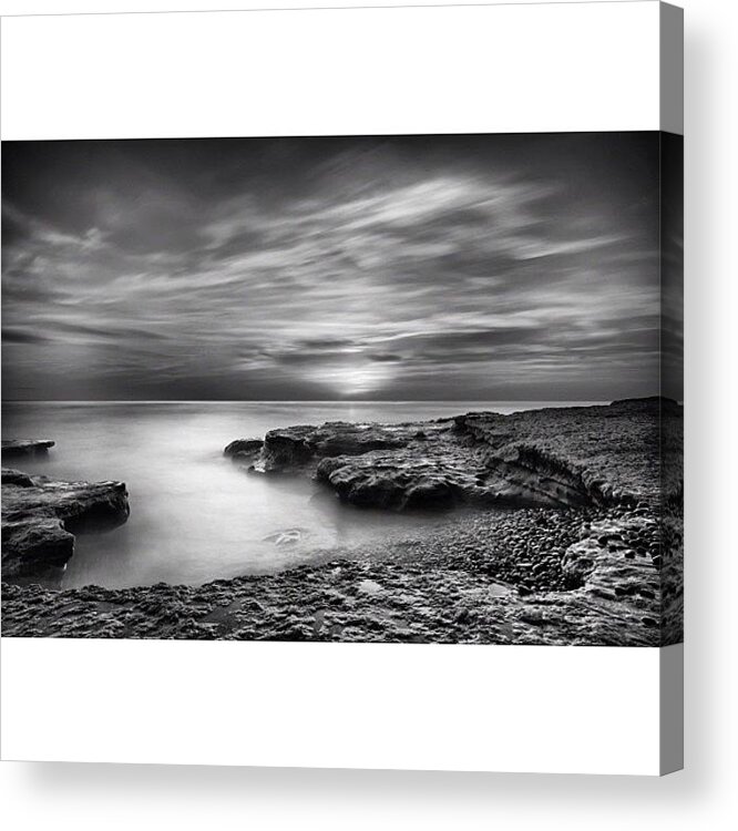  Acrylic Print featuring the photograph Long Exposure Sunset At A North San #2 by Larry Marshall
