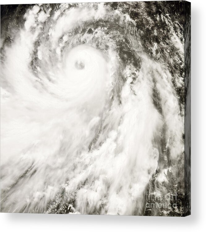 Typhoon Man-yi Acrylic Print featuring the photograph Typhoon Man-yi #2 by Nasa