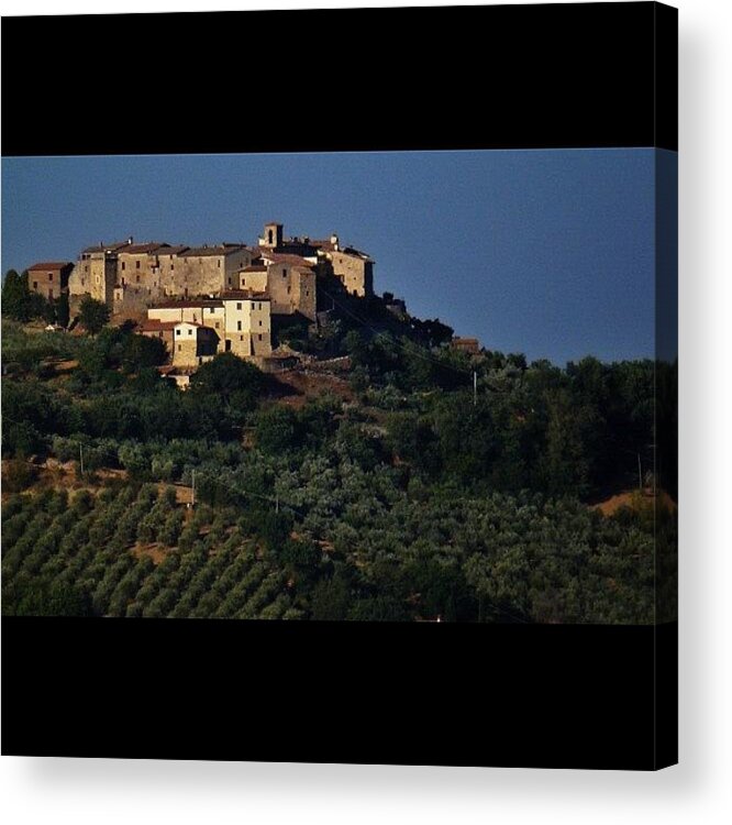 Building Acrylic Print featuring the photograph #umbria #medieval #architecture #2 by Luca Sabatini 