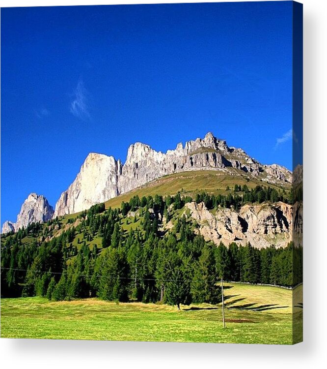 Mountain Acrylic Print featuring the photograph Dolomites #24 by Luisa Azzolini