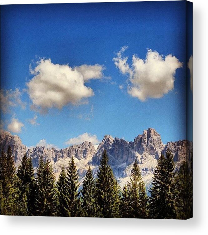 Beautiful Acrylic Print featuring the photograph Dolomites #32 by Luisa Azzolini