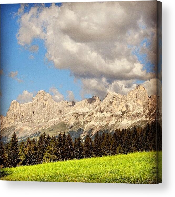 Outdoor Acrylic Print featuring the photograph Dolomites #38 by Luisa Azzolini