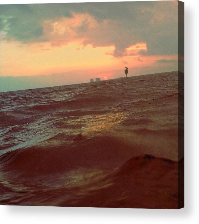  Acrylic Print featuring the photograph 6:44 Am And Another Drop In The Bucket #644 by Coach Moon