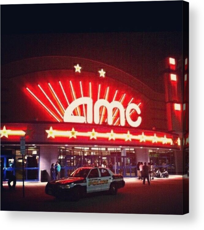 Movie Acrylic Print featuring the photograph A #movie Night... #amc #theaters by S Breil