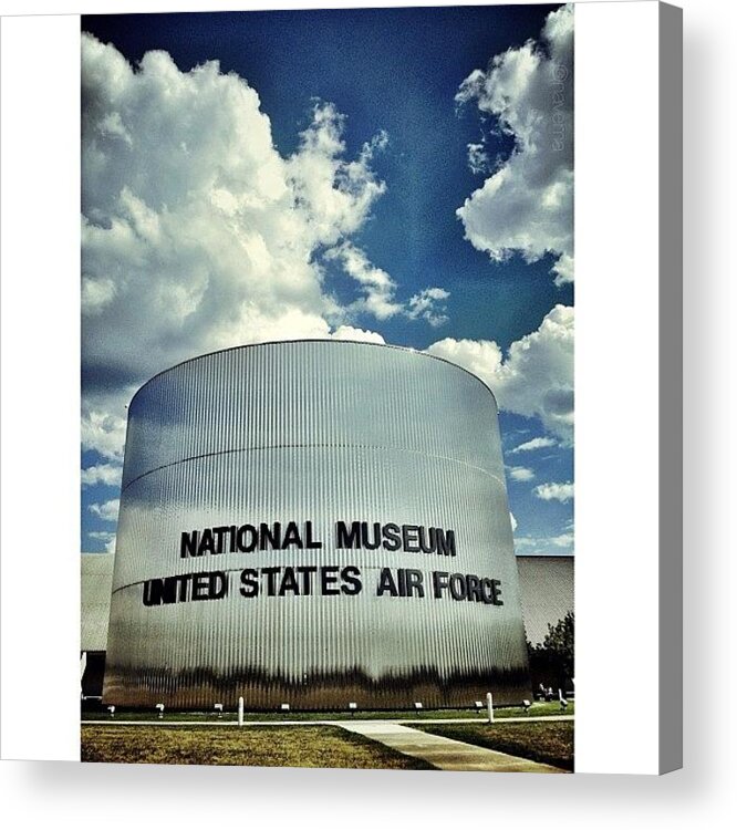 Teamrebel Acrylic Print featuring the photograph Air Force Museum by Natasha Marco