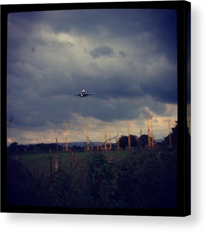  Acrylic Print featuring the photograph Airport Approach by Chris Jones