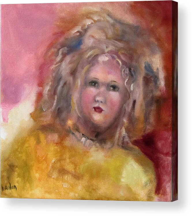 Doll Acrylic Print featuring the painting Arranbee Nancy Lee Doll by Susan Hanlon