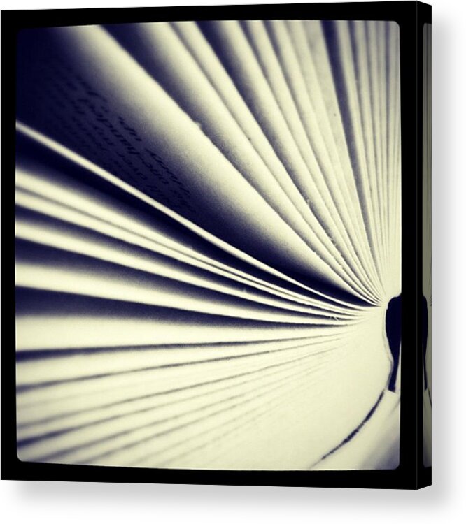 Story Acrylic Print featuring the photograph #book #reading #pages #photooftheday by Ritchie Garrod