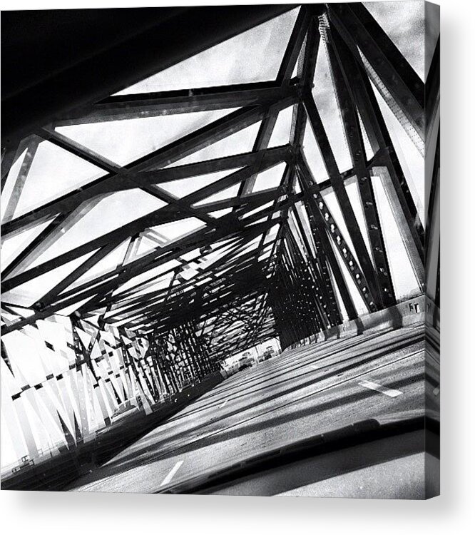Building Acrylic Print featuring the photograph Bridge To Chicago by Brandon Harris