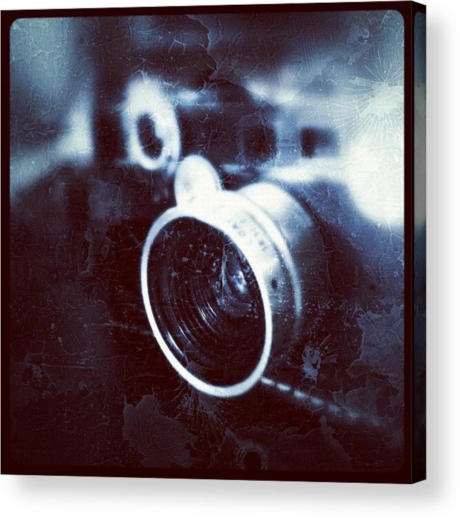 Blackandwhite Acrylic Print featuring the photograph Camera Porn by Dave Edens