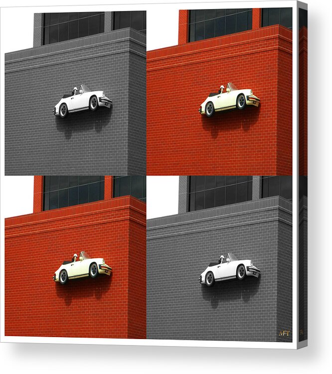Car Acrylic Print featuring the photograph Car Tiles by Michelle Frizzell-Thompson