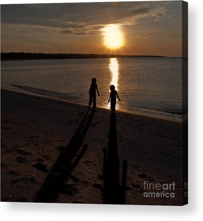 Silhouette Acrylic Print featuring the photograph Casting Shadows by Terry Doyle
