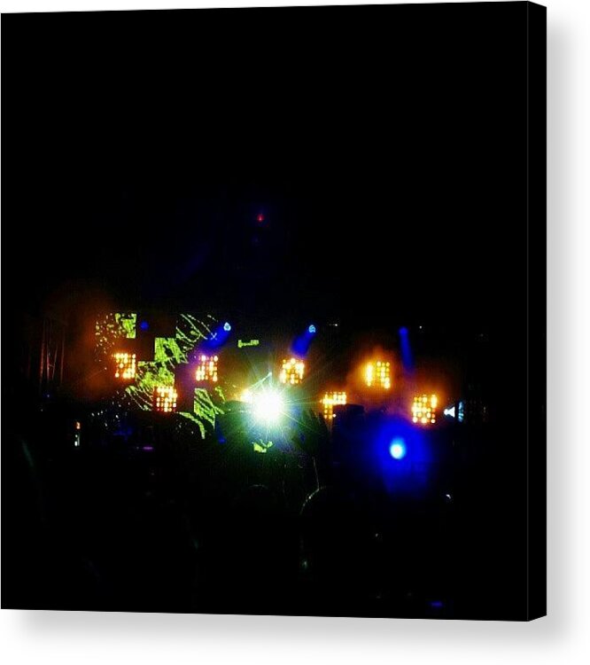Mobilephotography Acrylic Print featuring the photograph Chatou - Inox Festival by Tony Tecky