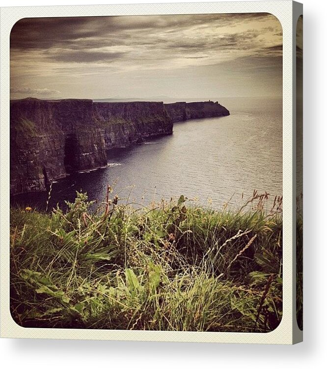 Scenery Acrylic Print featuring the photograph Cliffs by Magda Nowacka