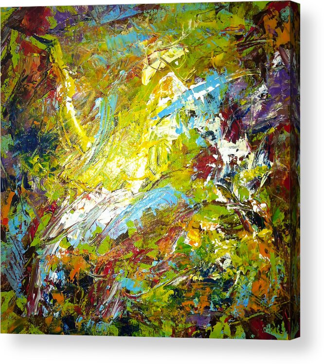 Abstract Acrylic Print featuring the painting Color Explosion No. SixtyNine by Gretchen Ten Eyck Hunt