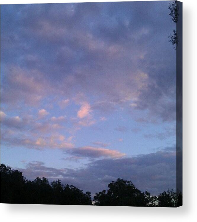 Instaclouds Acrylic Print featuring the photograph Colorful Clouds by Jinxi The House Cat