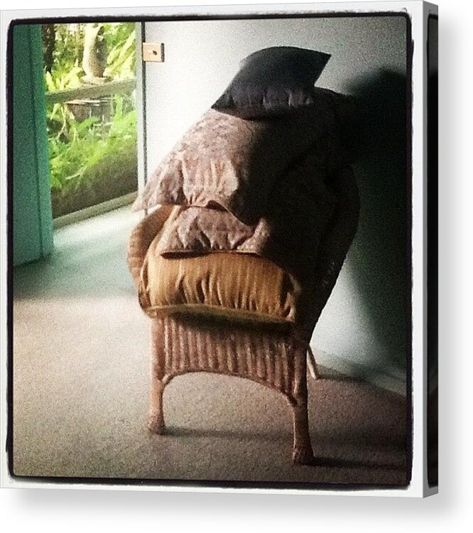 Art Acrylic Print featuring the photograph Cushions by Blaze Massey