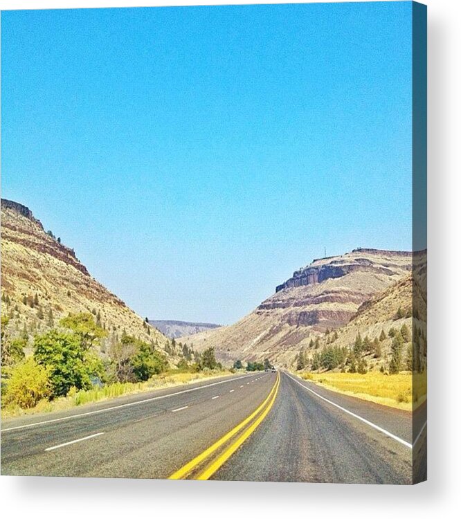 Goobsroadtrip Acrylic Print featuring the photograph Day 4: Off To Portland!
#goobsroadtrip by Karen O