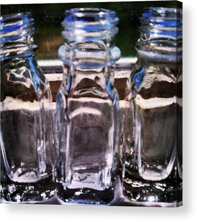 Glass Acrylic Print featuring the photograph Day 6: Create Teeny Tiny Bottles by Jen Flint