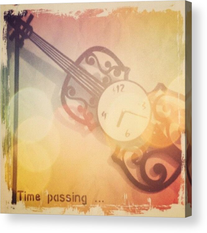 Instanusantara Acrylic Print featuring the photograph Don't Watch The Clock, Do What It by Liana Gunawan