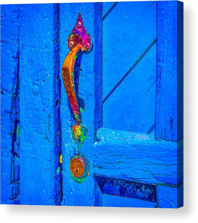 Door Acrylic Print featuring the photograph Doorway to Santa Fe by Ken Stanback