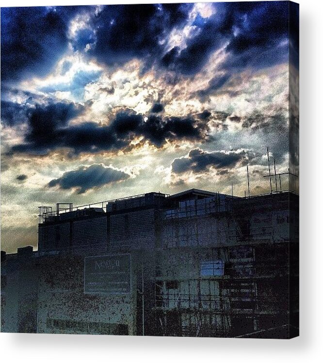 Picture Acrylic Print featuring the photograph Dramatic London Sky by Samuel Gunnell
