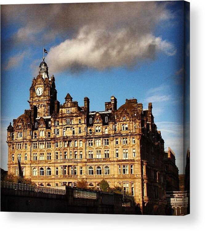 Europe Acrylic Print featuring the photograph Edinburgh by Luisa Azzolini