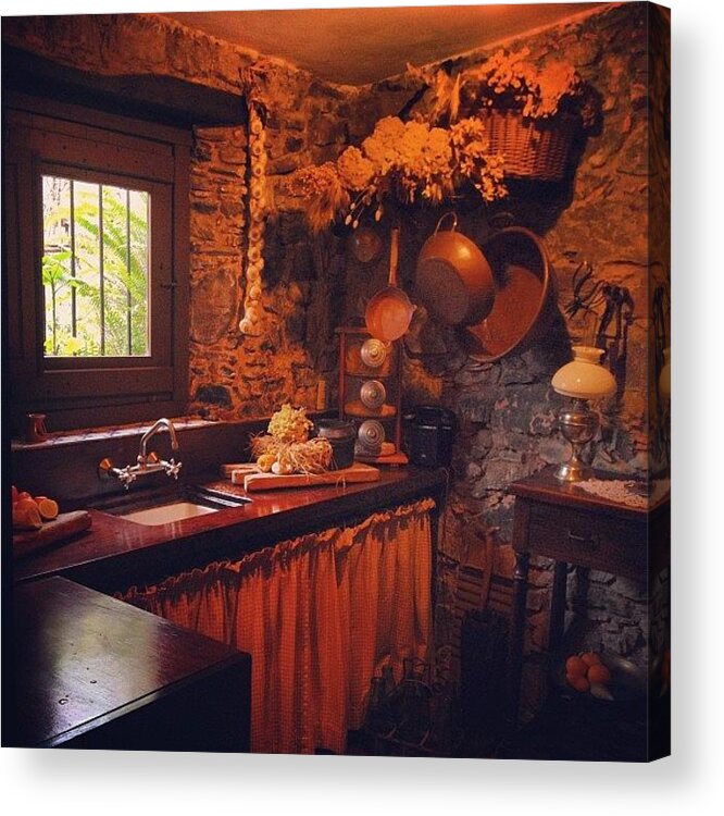 Farmhouse Acrylic Print featuring the photograph Fairy Tale Kitchen by Diego Jolodenco