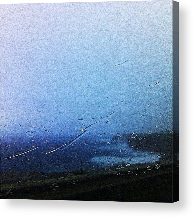 Abstracters_anonymous Acrylic Print featuring the photograph Fallen Raindrops #rain #wet #storm by Robyn Padden