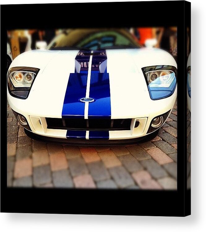Vail Acrylic Print featuring the photograph #ford Gt......#vail Automotive by Brett Borgard