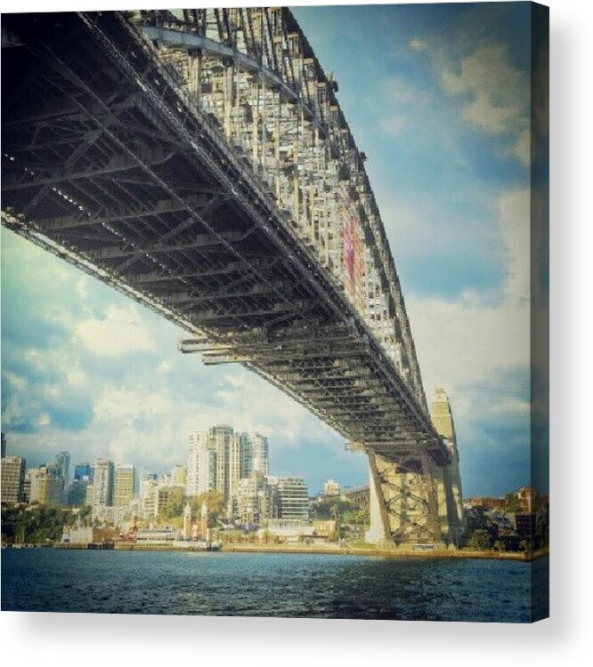  Acrylic Print featuring the photograph Harbour Bridge by Tommy Tjahjono