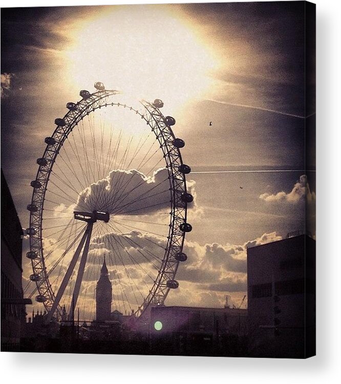 Scenery Acrylic Print featuring the photograph Hazy London Summer by Paul Mcdonnell