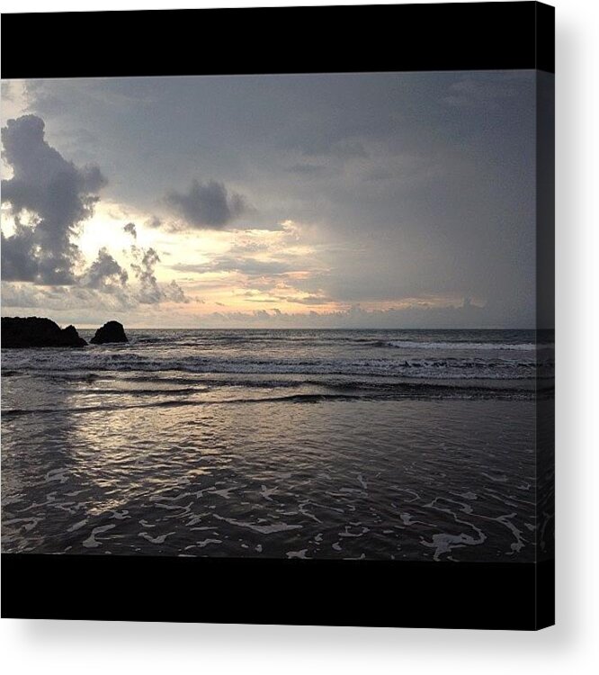 Clouds Acrylic Print featuring the photograph Heaven <3 #clouds #costarica #beach by Berlin Green