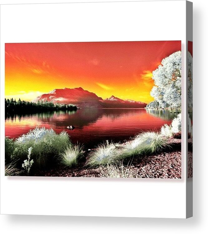 Instaworld_shots Acrylic Print featuring the photograph #insta_sky_lovers by Tommy Tjahjono