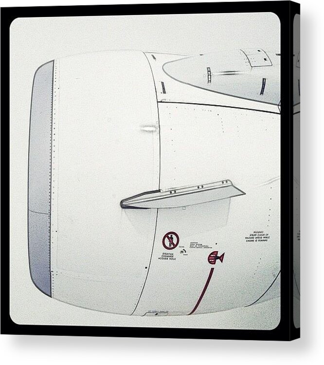 Photooftheday Acrylic Print featuring the photograph Jet Engine by Natasha Marco