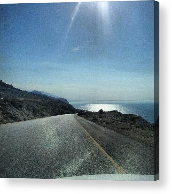 Beautiful Acrylic Print featuring the photograph Jordan - Deadsea The Lowest Point In by Abdelrahman Alawwad