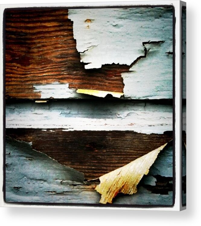 Paint Acrylic Print featuring the photograph Lead Paint by Ken Powers