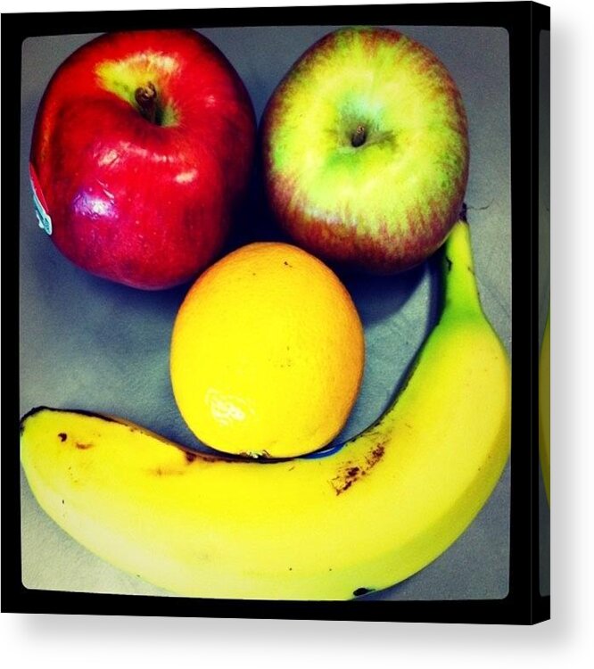  Acrylic Print featuring the photograph Life Isn't All About Apples And by Reza Malayeri