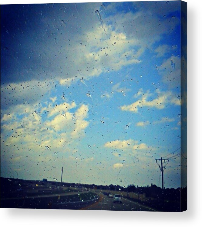 Andrography Acrylic Print featuring the photograph Light Showers In June... #instadroid by Kel Hill