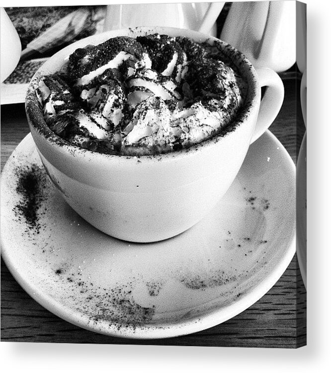 Shop Acrylic Print featuring the photograph Lovely...#hotchocolate #hot #drink by Mike Hayford
