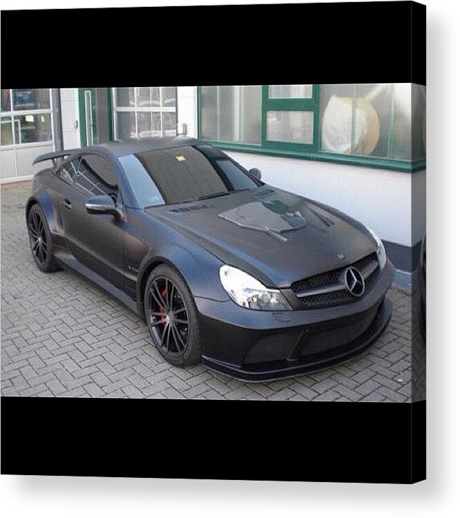 Sportscar Acrylic Print featuring the photograph #mercedes Black Series #sl65 #amg by Exotic Rides