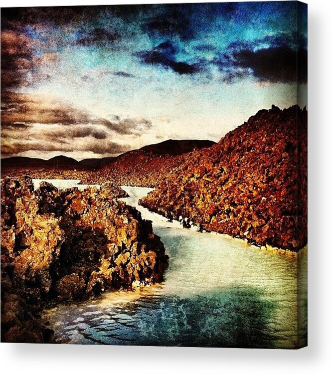 Europe Acrylic Print featuring the photograph Missing Iceland Today. Taken At The by Luke Kingma