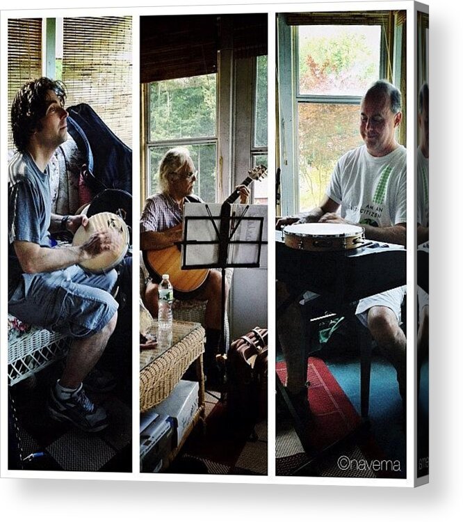 Teamrebel Acrylic Print featuring the photograph Musicians by Natasha Marco