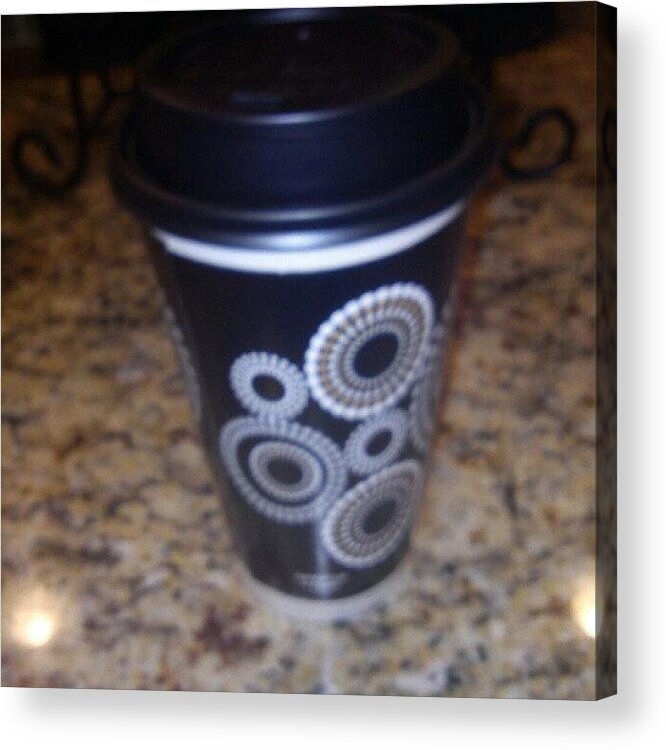  Acrylic Print featuring the photograph My Brekfast! Hot Chocolate by Robyn Ward