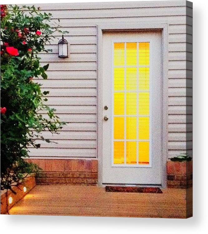 Home Acrylic Print featuring the photograph My #kentucky #home Backdoor by Irina Moskalev