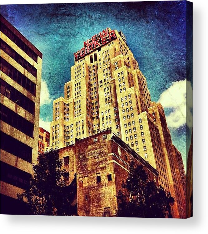 Summer Acrylic Print featuring the photograph New Yorker Hotel by Luke Kingma