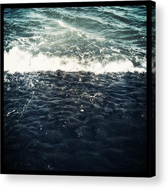  Acrylic Print featuring the photograph Oh I Do Like To Be Beside The Seaside :) by Megan Walker