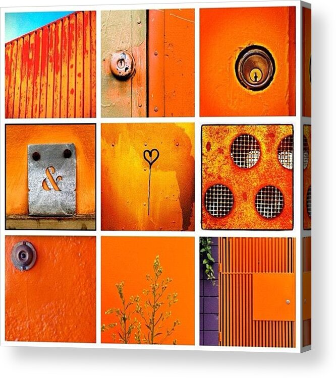 Orangelicious Acrylic Print featuring the photograph Orange by Julie Gebhardt