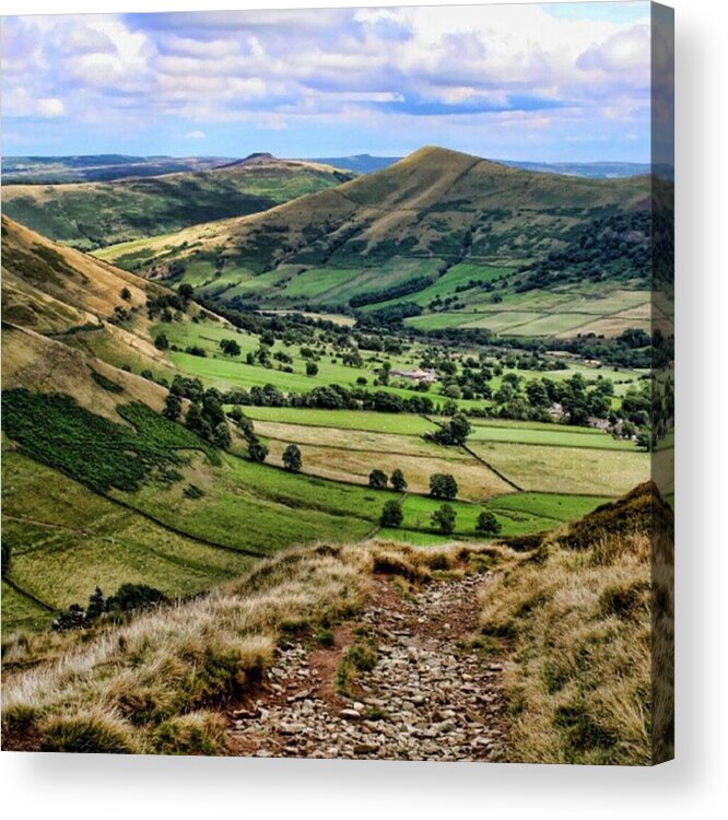 Country Acrylic Print featuring the photograph Peak District by Abbie Shores