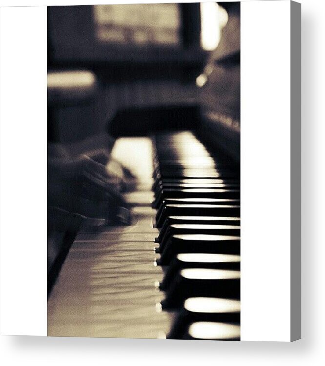Beautiful Acrylic Print featuring the photograph Piano || Lurpisdesign @ Facebook by Robin Hedberg